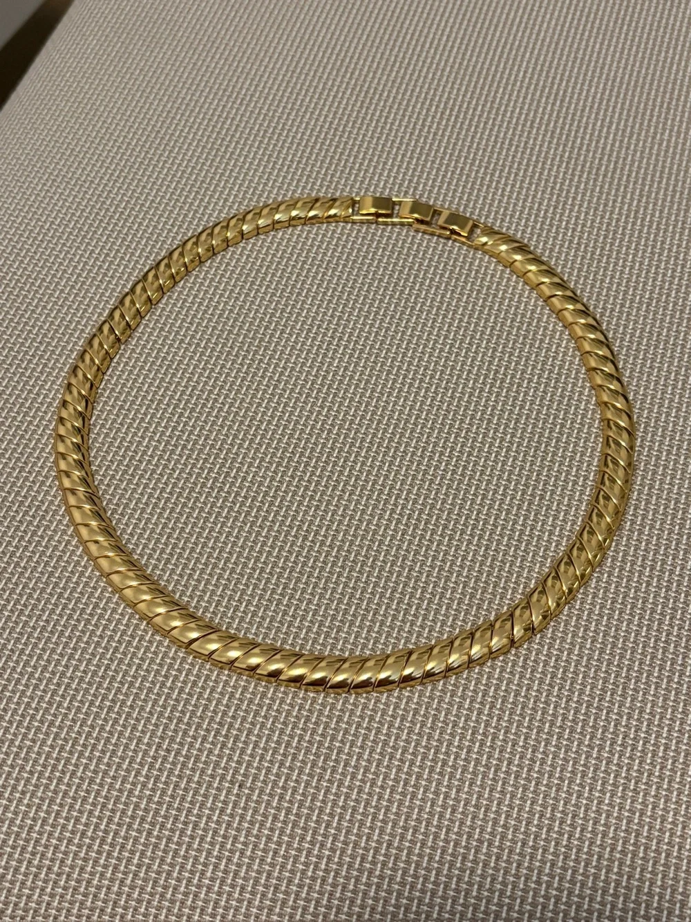J.Crew Snake chain collar necklace